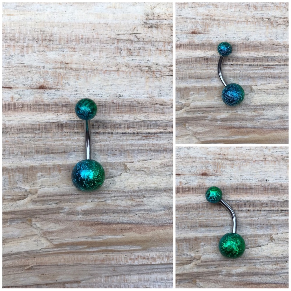 Metallic Color Belly Button Navel Ring‎